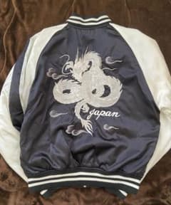 星姫 Hoshihime日本製 ドラゴン刺繍 スカジャン 白龍 - メルカリ