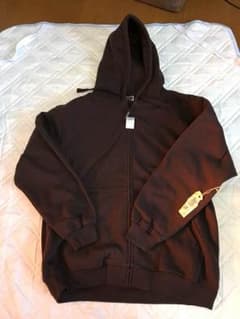 パーカー 茶  3xl    新品  ビッグ  大きいサイズのサムネイル