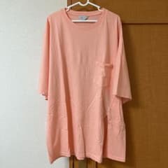 UNUSED 17SS スリットポケットTシャツ ピンクのサムネイル