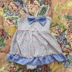 花柄フリルワンピース水着 105-115cmのサムネイル
