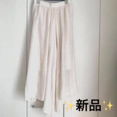 ✨新品✨パンツスカート　スカーチョ　ウエストゴムのサムネイル
