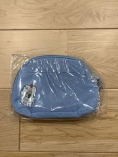 【新品未使用】資生堂　化粧 ポーチ ライトブルーのサムネイル