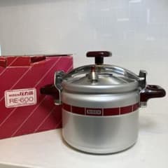 RIKEN 家庭用アルミ圧力鍋 RE-600 6.0L（1升用）大容量 - メルカリ