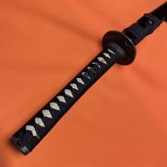 割安模造刀 黒柄 雲龍楕円鍔 黒呂鞘 - メルカリ