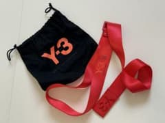 Y-3 Logo Belt black Yojiyamamoto レッドのサムネイル