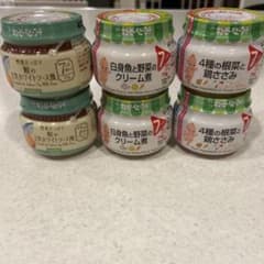 キユーピー ベビーフード　離乳食 瓶詰め 6種 6点セット 7ヶ月頃からのサムネイル