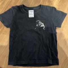 XLARGE 黒 ポケット付きTシャツ STのサムネイル
