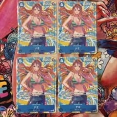 ワンピースカードゲーム ナミ P-112 プロモカード　7枚 ワンピースカード P-112 ナミ プロモ 4枚セット - メルカリ