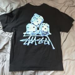 STUSSY ブラック Tシャツ Mサイズ ダイスデザインのサムネイル