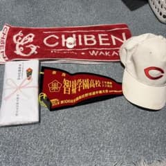 智辯学園応援グッズセット 準優勝記念タオル応援タオルペナント