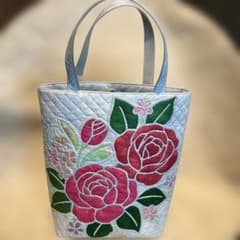 ハワイアンキルト トートバッグ ハンドメイド - メルカリ