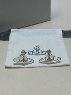 Vivienne Westwood Orb Earrings, White