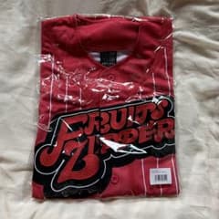 【FRUITSZIPPER 月足天音】ユニフォーム　Tシャツ FRUITSZIPPER 月足天音 ユニフォーム 推しアピT 東京ドーム - メルカリ