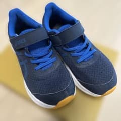 ASICS スニーカー 21.5cm ネイビー キッズのサムネイル
