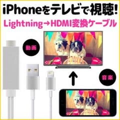 HDMIケーブル  iphone TV 接続のサムネイル