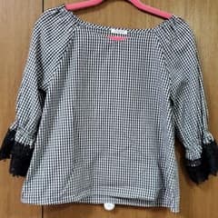 チェック柄トップスのサムネイル