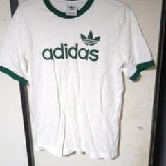 adidas トレフォイルロゴ リンガーTシャツ - メルカリ