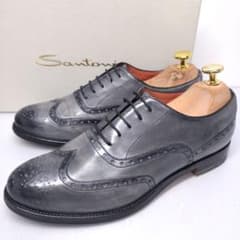 Santoni ウィングチップ サントーニ 51287 - メルカリ