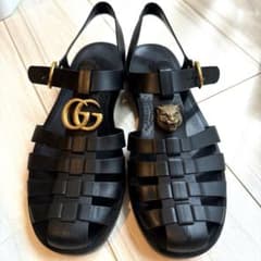 GUCCI グッチ サンダル 27cm グルカ GGマーモント - メルカリ