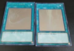 ハーピィの羽根帚とサンダー・ボルトホログラフィック セット 遊戯王 ハーピィの羽根帚 サンダー・ボルト 2枚セット ホロ