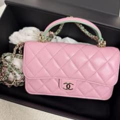 CHANEL 23P AP3226B 金具 フラップフォンポーチショルダーバッグ 