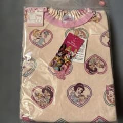Brand new Disney Princess long-sleeved pajamas with built-in belly warmer, size 90