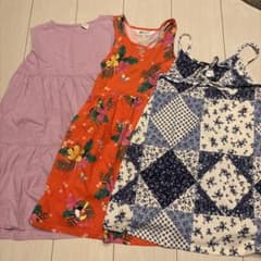 ガールズ 半袖ワンピース 5点セット まとめ売りのサムネイル