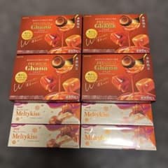 LOTTE プレミアムガーナ トリュフ meiji メルティーキッス キャラメル