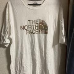THE NORTH FACE 위장 로고 T 셔츠 화이트 M