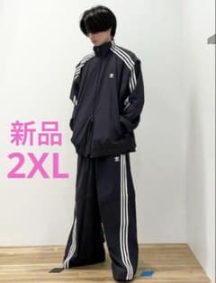 2XL⭐︎adileniumオーバーサイズトラックパンツ★ワイドパンツ★新品のサムネイル