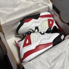 NIKE TD AJ4 キッズシューズ 10cm 新品 レッドセメント レトロ - メルカリ