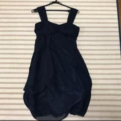 ネイビー　コクーンドレスのサムネイル