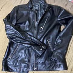 ライダースジャケット　合皮のサムネイル