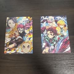鬼滅の刃 特製ブロマイド 2枚セットのサムネイル
