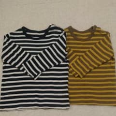 専用です  ユニクロ ボーダー ロンＴのサムネイル