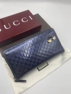 GUCCI グッチシマ な財布 ラウンドファスナー P55 - メルカリ