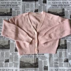 GU 春カーディガン ピンク 美品のサムネイル