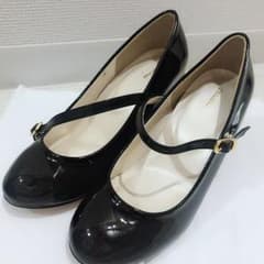 パンプス 黒 21.5cmのサムネイル