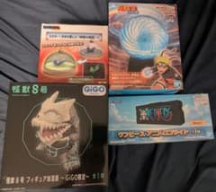 怪獣8号 ワンピース NARUTO ドラゴンボール フィギュアライト セット 
