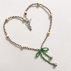 no.564／a'moureveビーズアクセサリー ハンドメイド 古着 韓国 - メルカリ