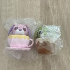 お茶犬 カップinフィギュアマスコット リョク ハナ