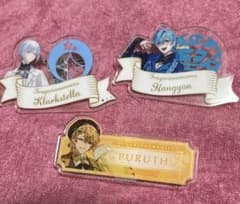 【3個セット】フラガリアメモリーズ　アクリルネームバッジ
