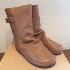 レザーショートブーツ 美品 お値下げしましたのサムネイル