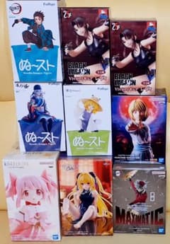 9体セット 鬼滅の刃 モノノ怪 他 プライズ フィギュア まとめ売り
