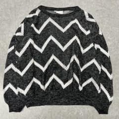 1990s Mad Boys Zigzag Knit Sweaterのサムネイル