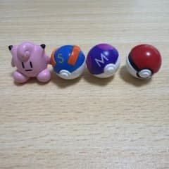 モンコレ ポケモン 付属品 入手困難 絶版 フィギュア 化石 ボール ピッピ人形 モンコレ ピッピ人形 モンスターボール スーパーボール マスターボール