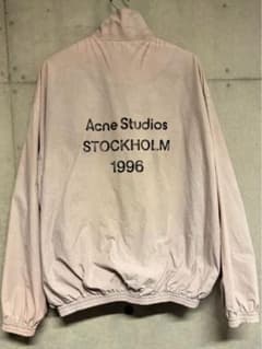 23AW acne studiosロゴジッパージャケット ピンク - メルカリ
