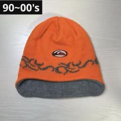 90s QUIKSILVER 耳当てニット帽archive y2k tech