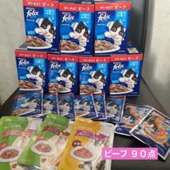 フィリックスパウチ やわらかグリル ゼリー仕立て 成猫 ビーフ 90点のサムネイル