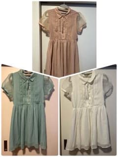 半袖ミニワンピース 3色セット titty&Co.ティティーアンドコーのサムネイル